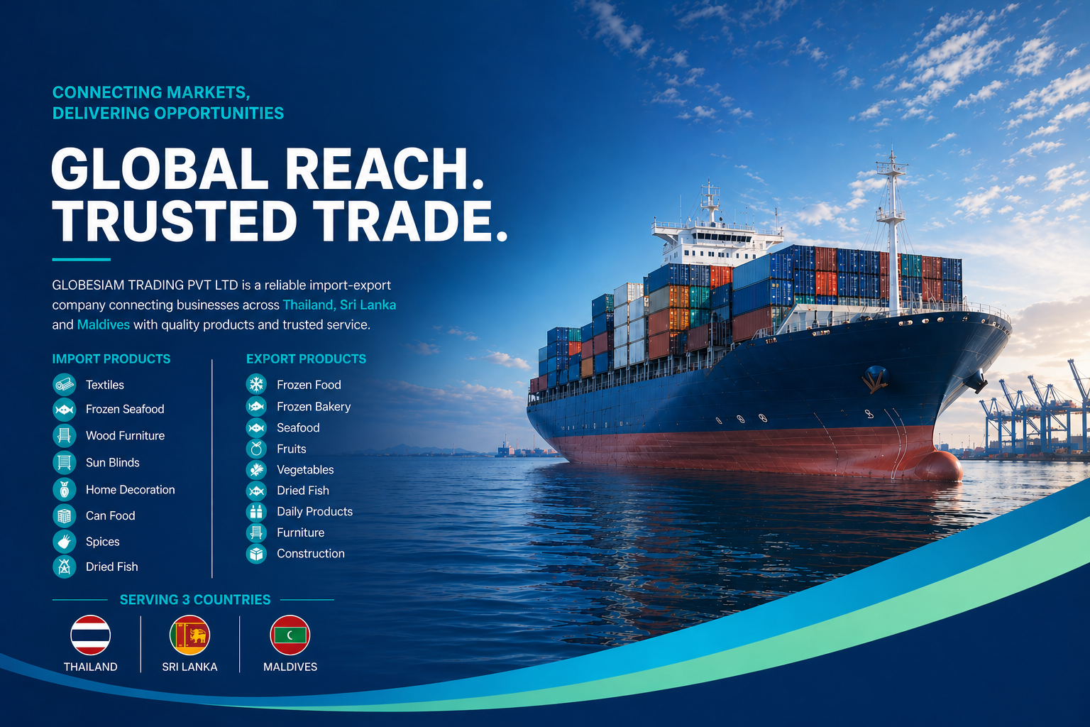 Globesiam Trading - Global Reach. Trusted Trade.